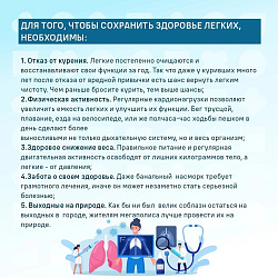 Неделя сохранения здоровья лёгких!