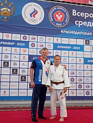 С 26 по 30 июня 2023 года в г. Армавир состоялись Всероссийские соревнования по дзюдо среди юниоров и юниорок до 21 года.